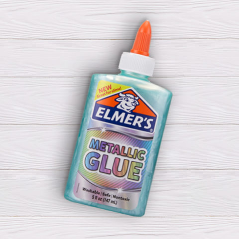 Elmer's Crunchy Slime Kit: Supplies Include Metallic & Clear Liquid Glue,  Crunchy Magical Liquid Activator, 4 Count