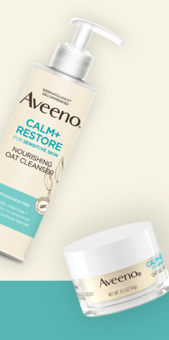 aveeno calm and restore line