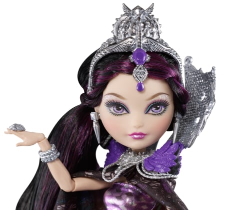 Mattel Ever After High Raven Queen Doll Wings Purses Accessories Purple  Hair 