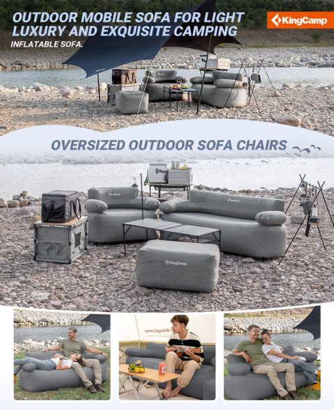 Spacious Comfortable Seating: Accommodates 2-3 adults with ample support for long periods.