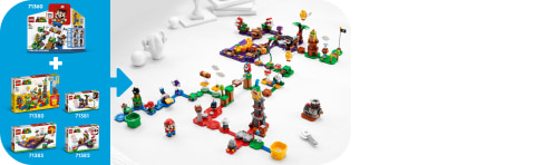 Combina com outros sets LEGO Super Mario