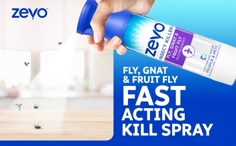 Zevo Flying Insect Killer Spray for Gnats & Mosquitoes 10 oz