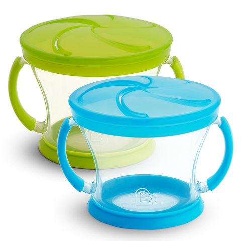 2-in-1 Baby Toddler Snack Catcher Cup & Feeding Bowl w/ Spoon Containe —  AllTopBargains