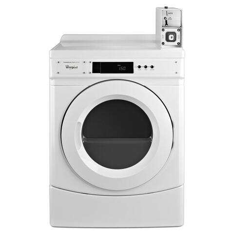 Whirlpool 6.7 cu.ft. White Coin Operated Commercial Electric