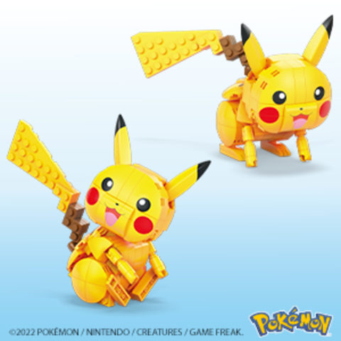 Mattel - Pokemon - Mega Construx Pokémon Pikachu conjunto de construção de  figura ㅤ, OUTRAS CONSTRUÇÕES