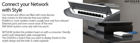 8 Port Netgear Gs908 Switch Unmanaged 8 X 1000base T Desktop Wall Mountable Dell Usa