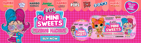 Lol surprise Loves Mini Sweet Haribo Vending Machine Pdq Doll Pink