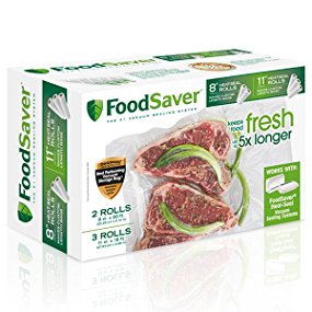 FoodSaver 8" and 11" Vacuum Seal Rolls, Multi-Pack