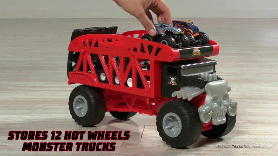 Hot Wheels Monster Truck Bone Shaker Monster Mover Vehicle - image 2 of 15