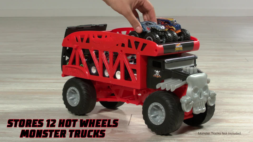 Hot Wheels Monster Truck Bone Shaker Monster Mover Vehicle