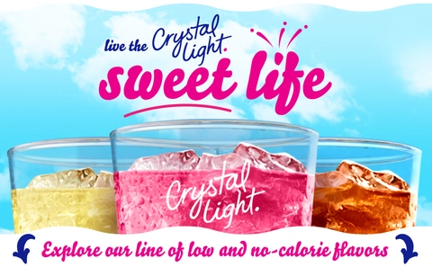 Crystal Light Pink Lemonade Naturally Flavored Powdered Drink Mix - 10  Count