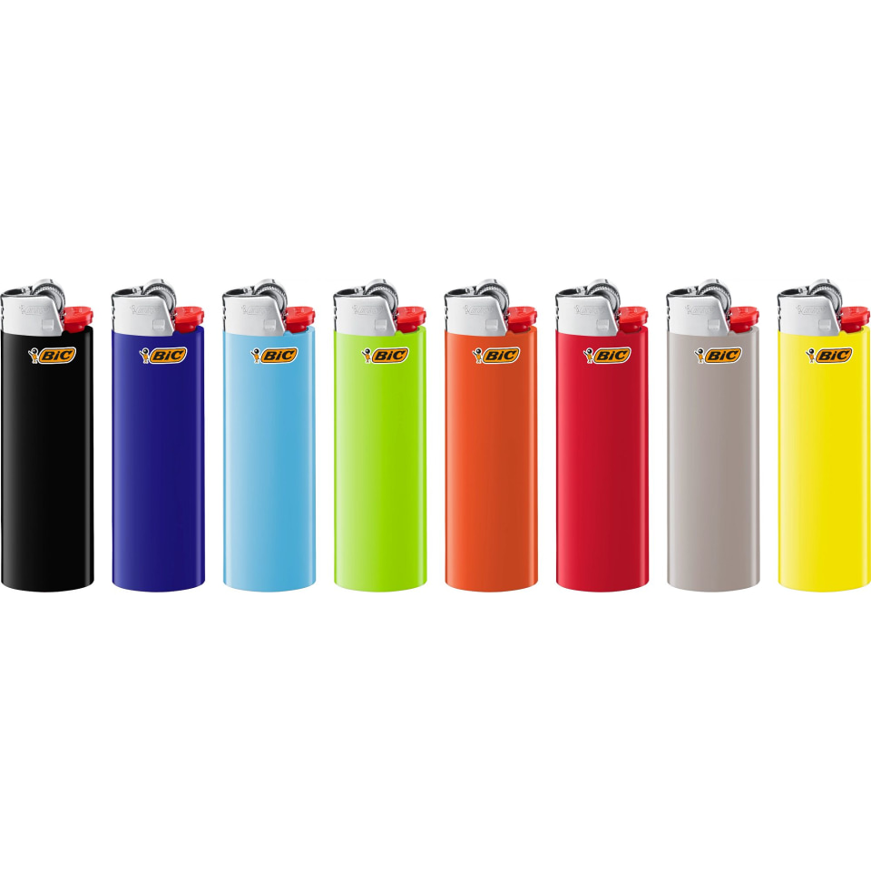 BIC Classic Pocket Lighter, Assorted Colors, Pack of 5 Lighters (Colors May Vary) -
