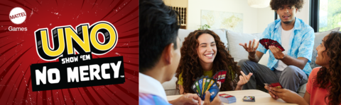 UNO Show 'em No Mercy Card Game for Kids, Adults & Family Night