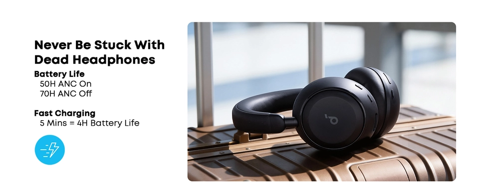 Anker Soundcore Space 2 Wireless Bluetooth Noise Cancelling Over