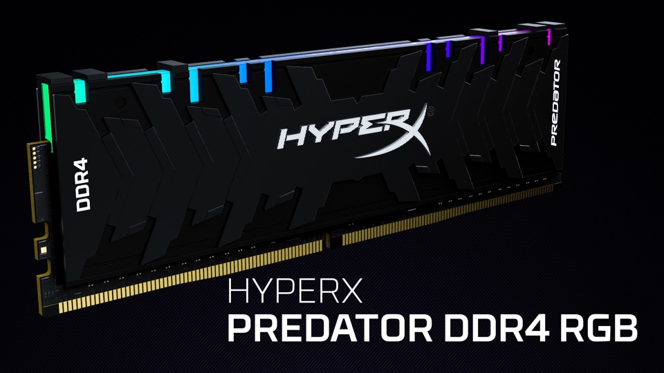 HyperX 16GB 3200MHz DDR4 CL16 DIMM (Kit of 2) XMP RGB HX432C16PB3AK2/16 ...
