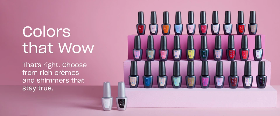 OPI GELement has 30 colors that wow