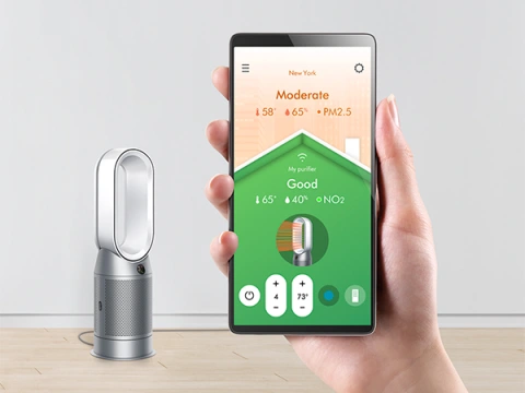 Dyson pure hot and cool app online