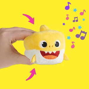 WowWee Pinkfong Square Shark Official Doll Plush English Song Authentic Tags NEW 