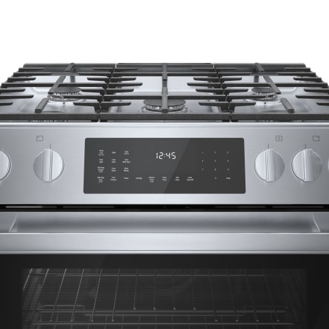 Bosch 4.8 Cu. Ft. 800 Series Slide In Gas Range HGI8056UC The