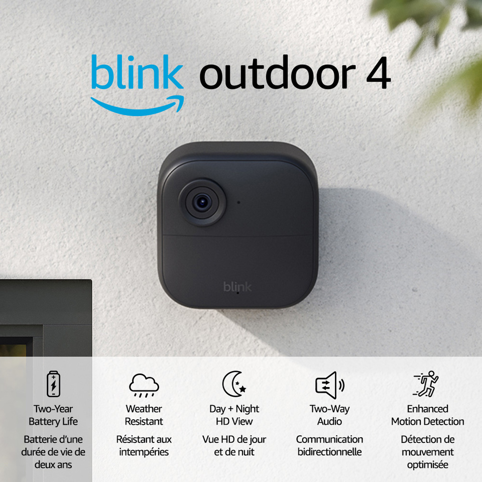 Blink - 8 Camera Security System - 6 Outdoor, 2 Mini Indoor Plug-in  Cameras, with Yard Sign