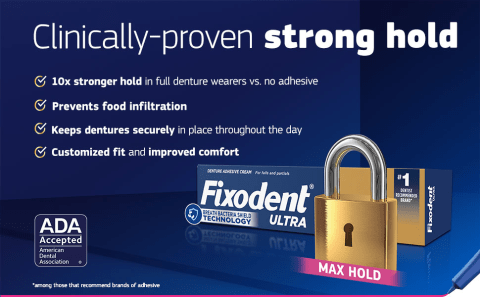 Clinically-proven strong 10x stronger hold