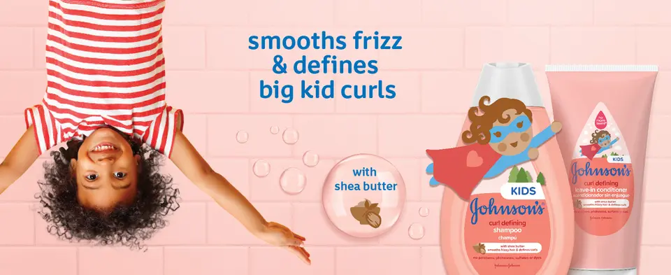 Johnson's Kids, Curl Defining Leave-In Conditioner, Tear-Free,