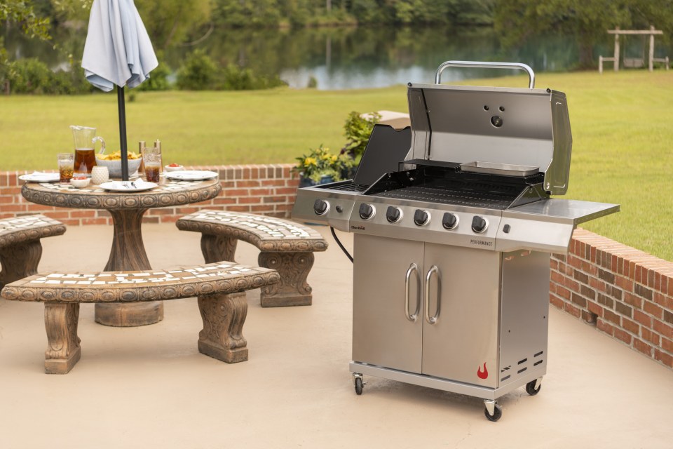 Char-Broil Performance 5-Burner Liquid Propane Gas Grill, Stainless Steel - image 2 of 18