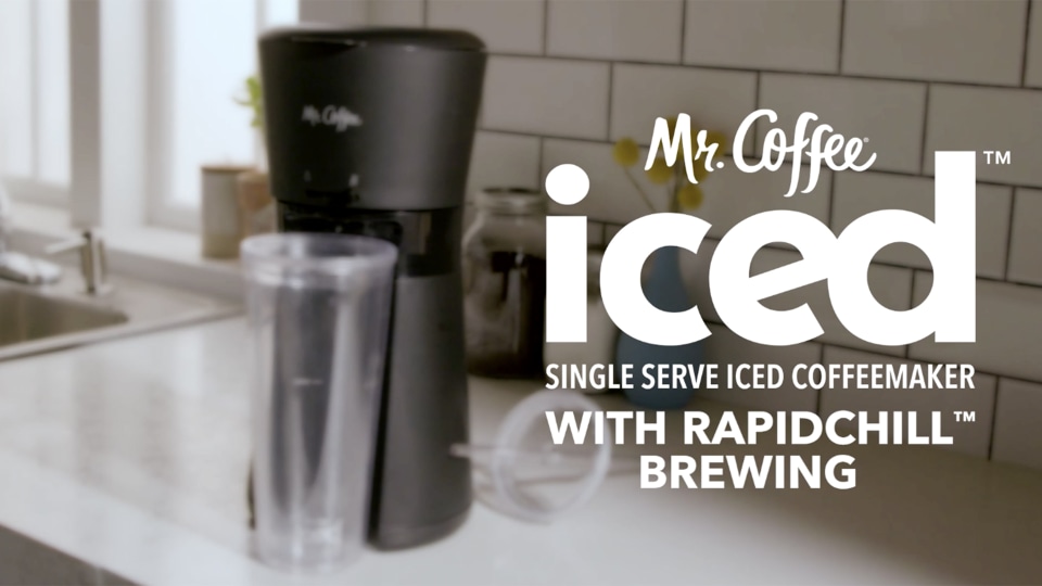 Mr. Coffee Iced Coffee Maker with Reusable Tumbler and and Coffee