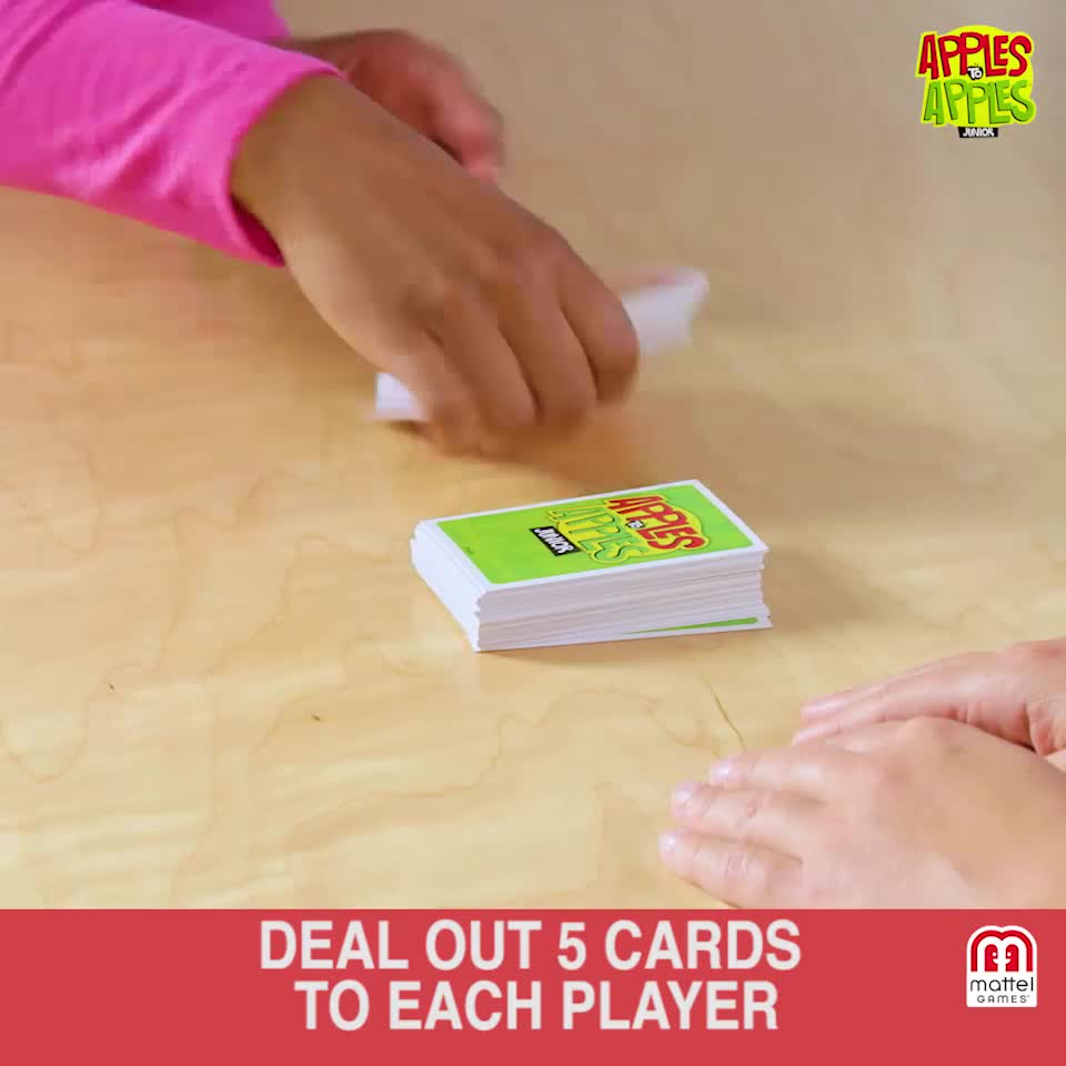 Apples to Apples Junior Kids Game, Card Game for Family Night with Kid-Friendly Words - image 2 of 6