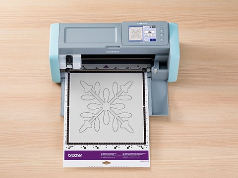 thumbnail video image 2 of Brother ScanNCut SDX125EGY DIY Cutting Machine with Scanner, Adhesive Vinyl Sheets, Transfer Roll and 6 CADXBLD1 Replacement Blades, 2 of 14