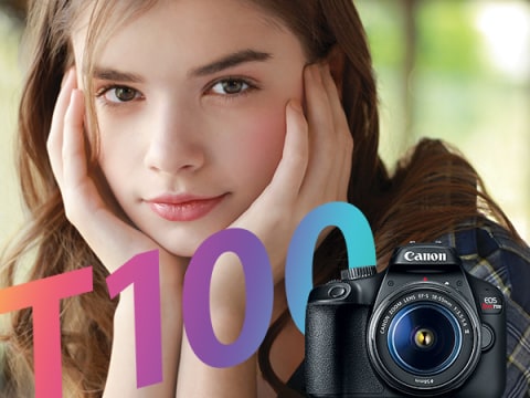 Cámara Canon EOS T100 Kit Premium - Yasui
