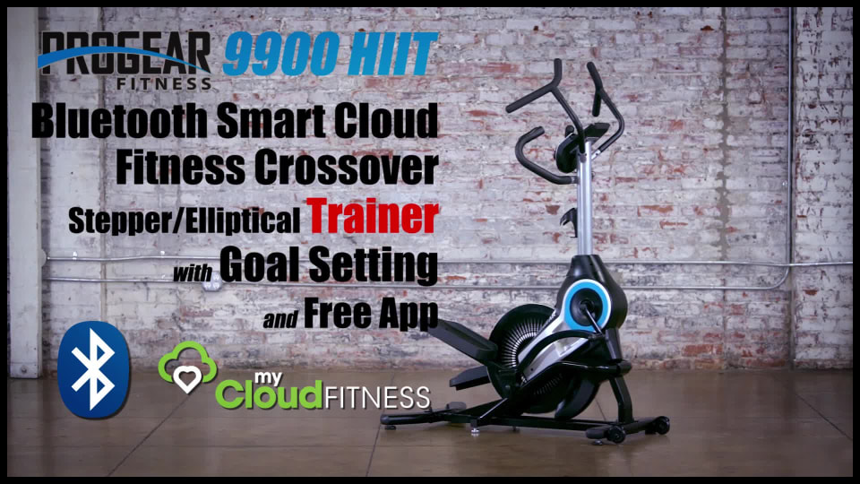 PROGEAR 9900 HIIT Bluetooth Smart Cloud Fitness Crossover Stepper/ Elliptical Trainer with Goal Setting and Free App - image 2 of 19