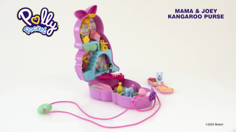 Playset Polly Pocket com Mini Bonecas - Bolsa de Canguru Mama e Joey -  Estojo - Mattel - superlegalbrinquedos