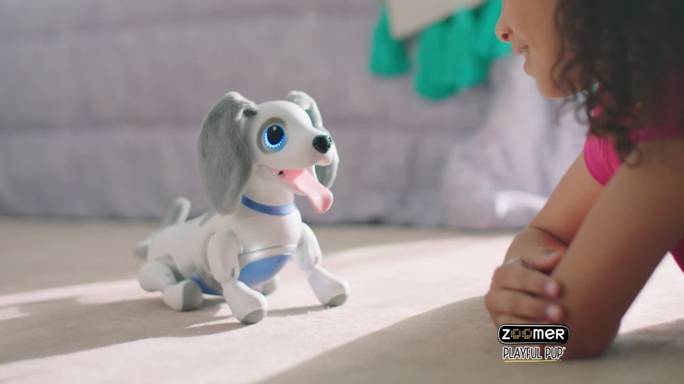 Zoomer Playful Pup, Responsive Robotic Dog with Voice Recognition and