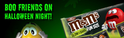M&M'S Glow In The Dark Milk Chocolate Fun Size Halloween Candy, 15 oz -  Harris Teeter