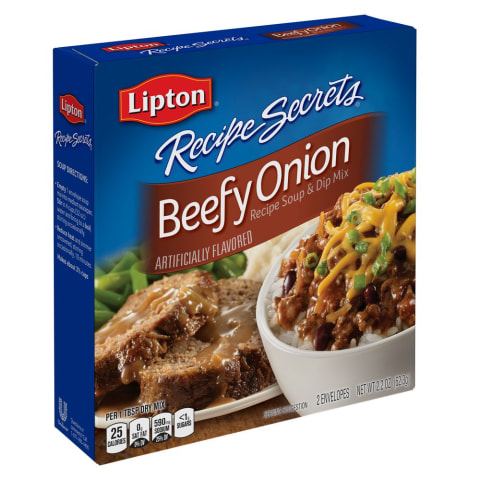 Lipton Recipe Secrets Beef Onion Soup Mix 2CT 2.2oz Box