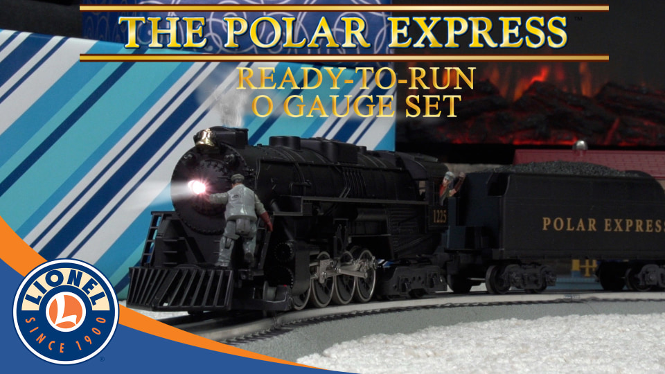 Lionel 685417 Polar Express Electric O Gauge Train Set with Remote and ...