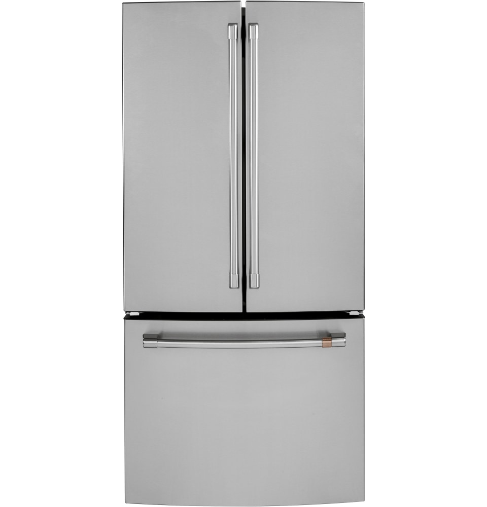 CAFE 4 Piece Kitchen Package with a 18.6 Cu. Ft. Matte White Counter-Depth  French-Door Refrigerator