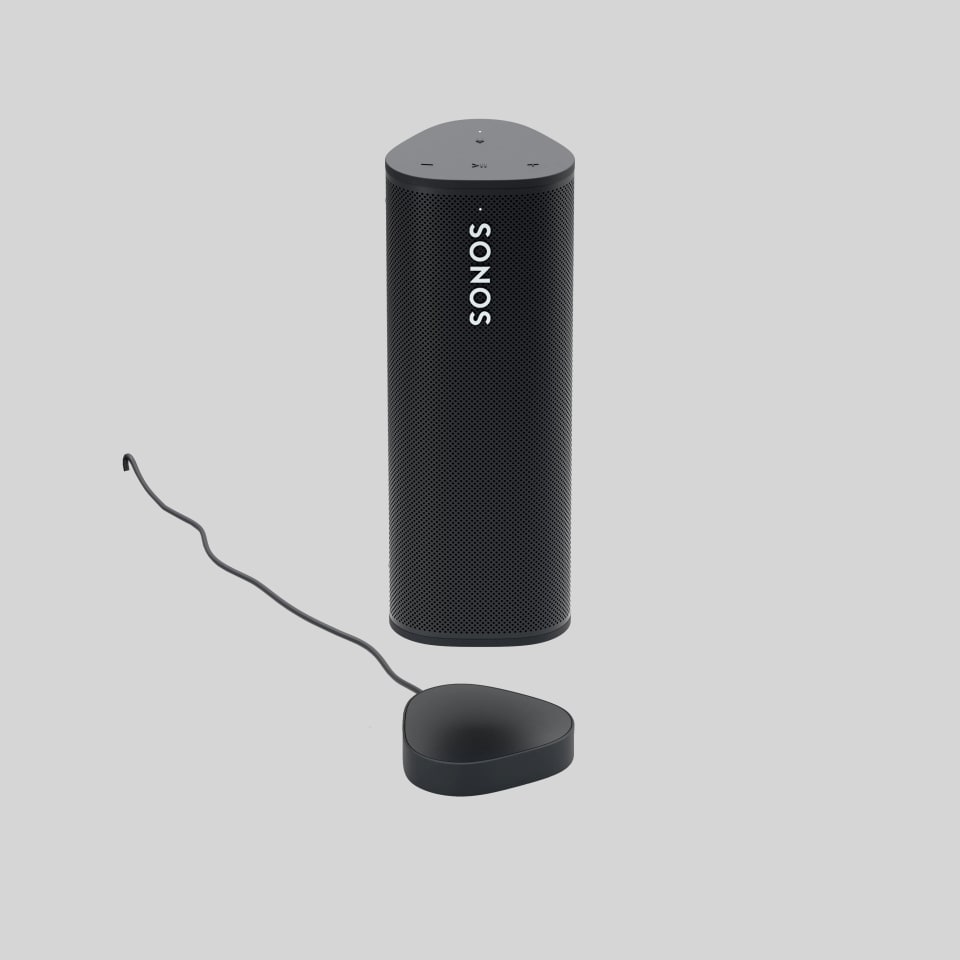 Sonos Roam Portable Smart Speaker with Charger Bundle Homesmartcamera