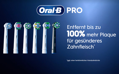 kaufen Aufsteckbürsten CrossAction Schwarz online Oral-B Pro