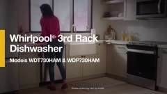 WDT730HAMZ by Whirlpool - Quiet Dishwasher with 3rd Rack