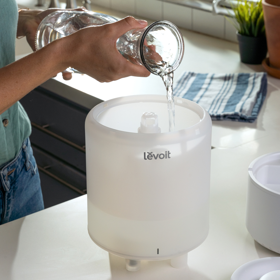 thumbnail video image 2 of Levoit Dual 200S 3L 290 sq ft Ultrasonic Cool Mist Smart Humidifier, Top-Fill Design White, 2 of 12