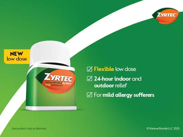 Zyrtec Allergy 5mg Tablet 35ct - 35 CT - albertsons