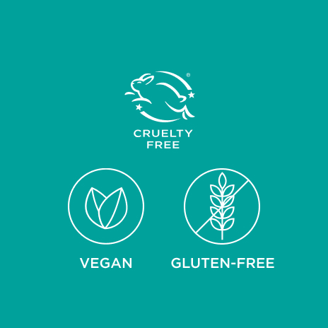 Vegan, cruelty &amp; gluten free