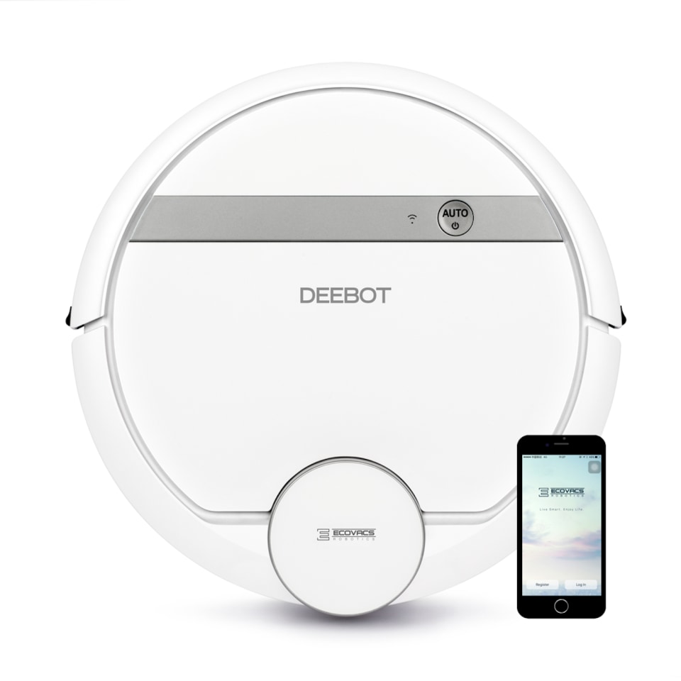 Ecovacs DEEBOT N79 Robot Vacuum wifi connected, Black