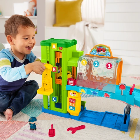 Fisher Price Little People Learning Garage Playset with Figures Toy Car Ramp Set Musical Light up Walmart