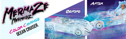 Mermaze Mermaidz – Salon Et Spa Avec Voiture Qui Change De Couleur – Jeu électronique – Neuf