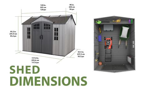 SHED DIMENSIONS