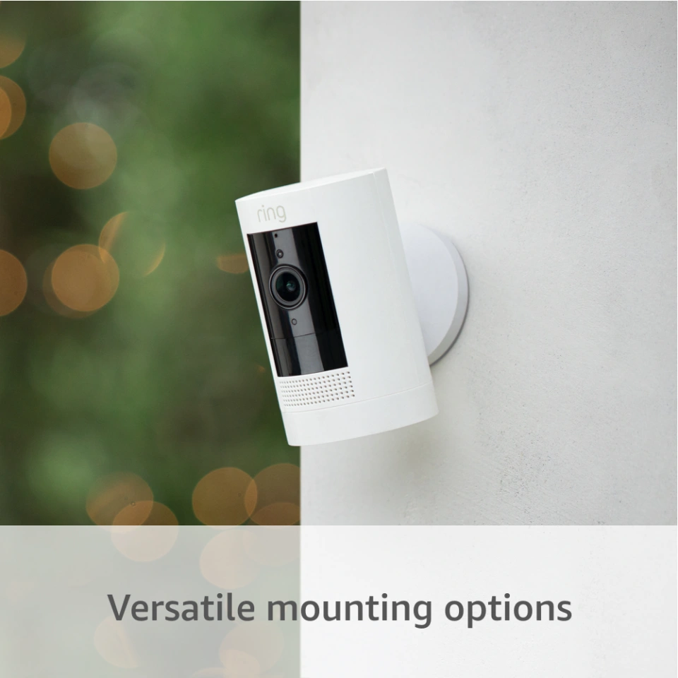 Ring Indoor/Outdoor Stick Up Cam, White (8504155) | Staples