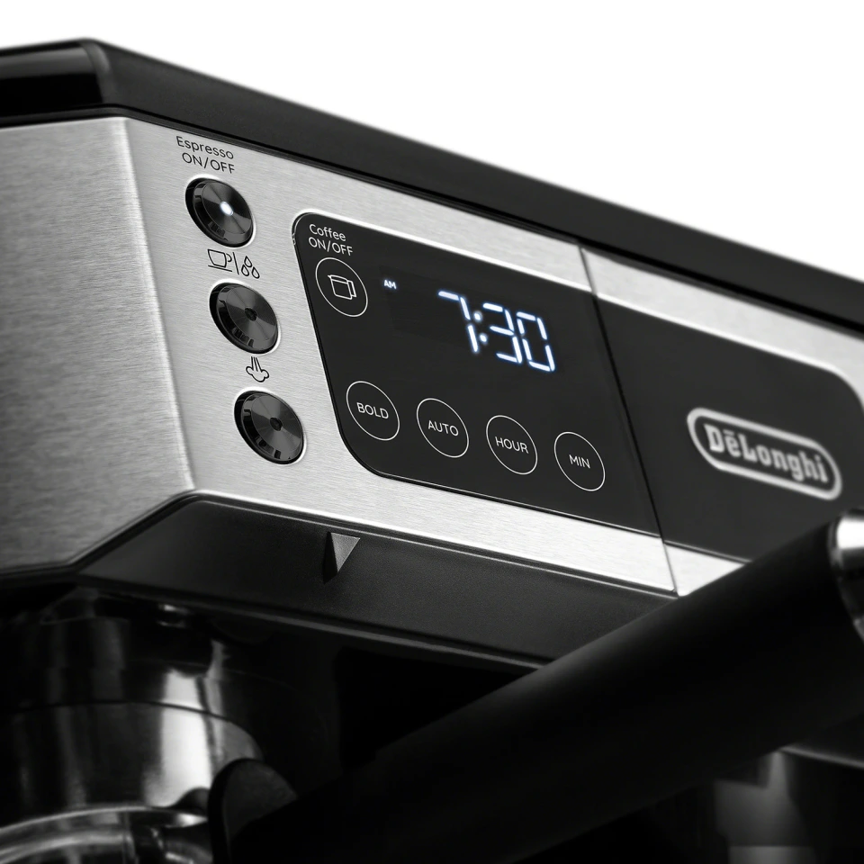 De'Longhi - Digital All-in-One store Combination Coffee and Espresso Machine - Black a